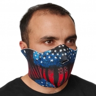 Яркая маска с молодежным принтом Skulskinz Peacemaker