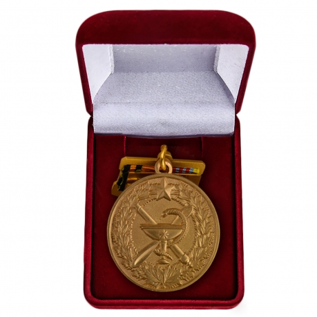 Юбилейная медаль 100 лет медицинской службы ВКС - в футляре