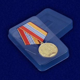 Юбилейная медаль 25 лет МЧС РФ - в пластиковом футляре