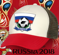 Зачетная фанатская бейсболка Россия