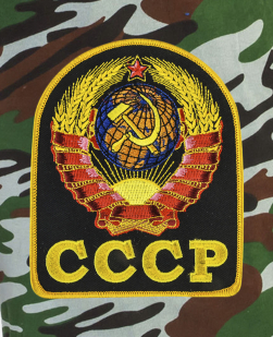 Зачетные шорты удлиненного фасона с нашивкой СССР