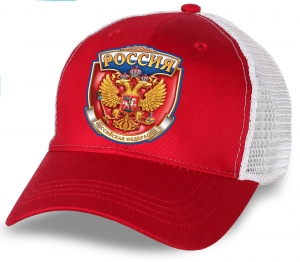 Бейсболка "Россия" с золотым гербом