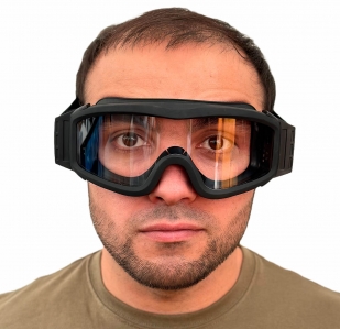 Защитные тактические очки (прозрачные линзы) в Военпро