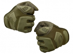 Защитные тактические перчатки хаки-олива в Военпро