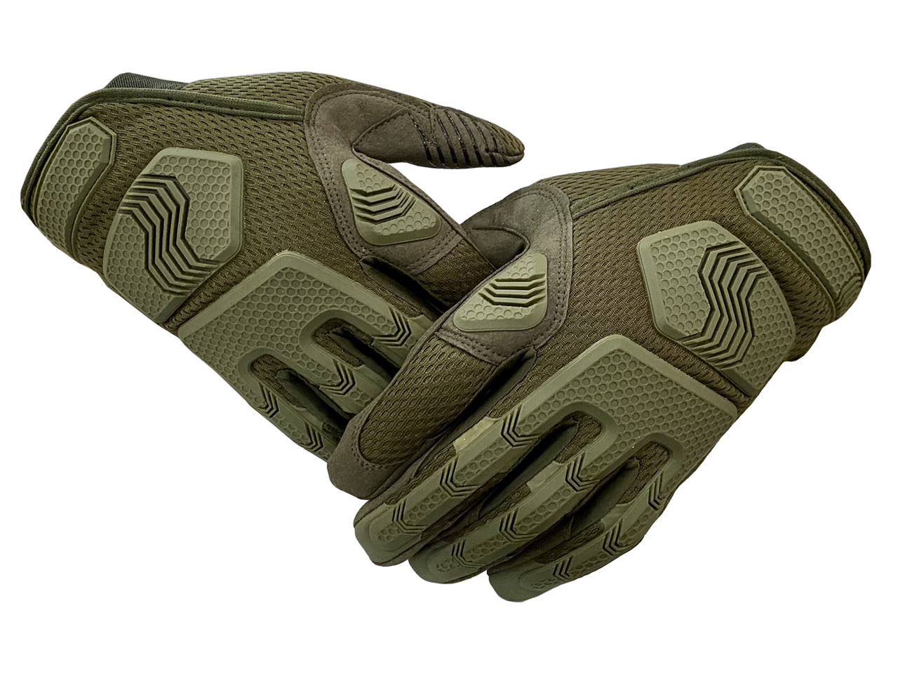 Купить защитные тактические перчатки хаки-олива