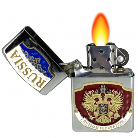 Бензиновая зажигалка "RUSSIA"