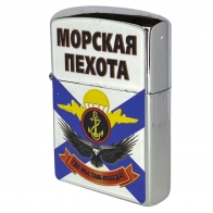 Бензиновая зажигалка с принтом Морская пехота