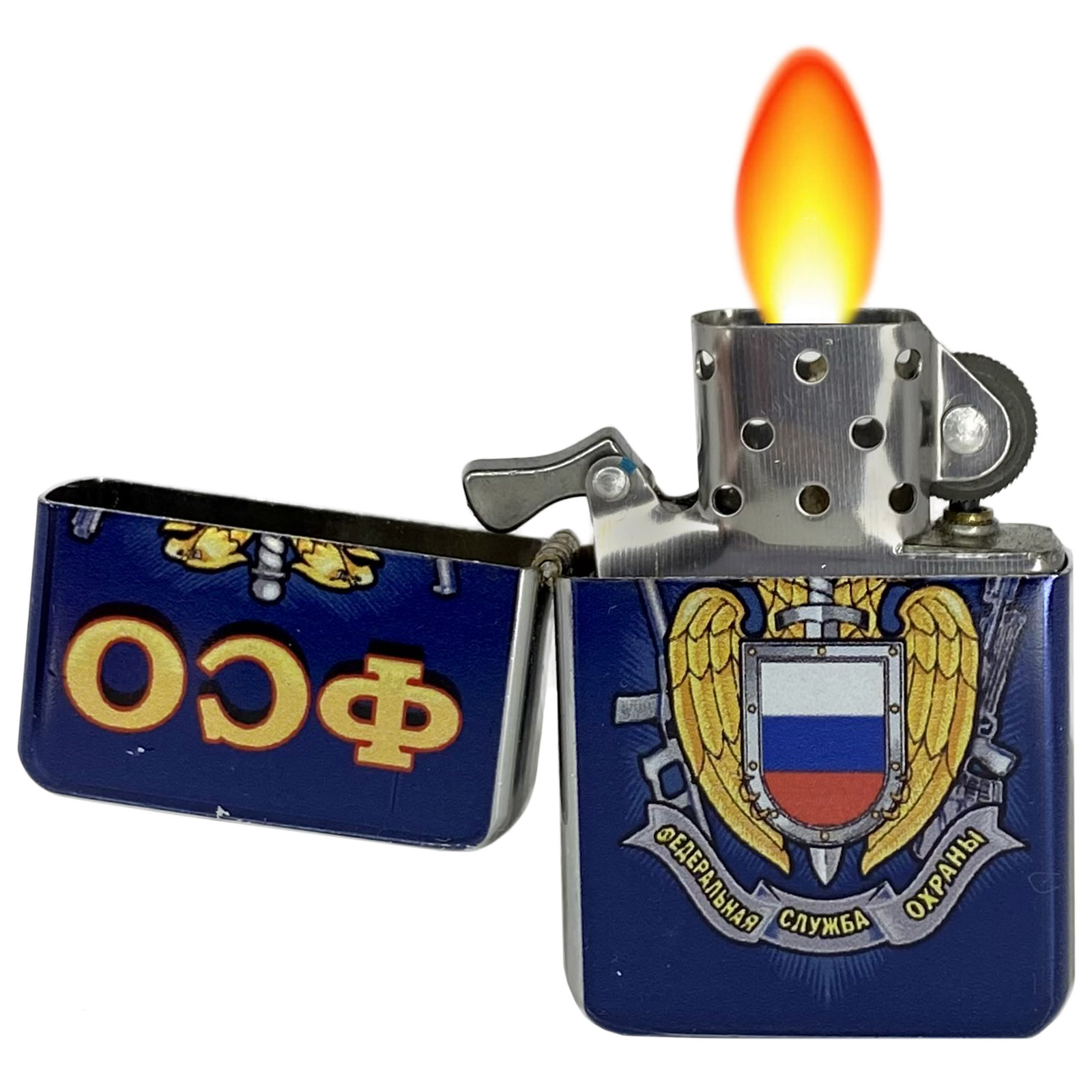 Безотказная бензиновая зажигалка "ФСО" от Военпро