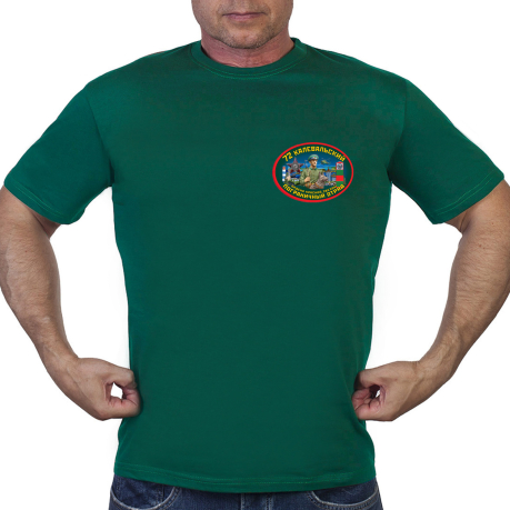 Зелёная футболка 72 Калевальский погранотряд