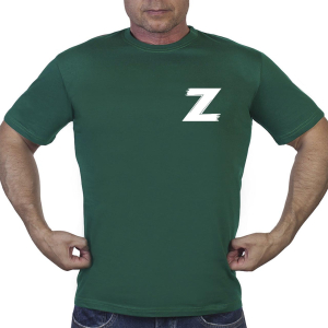 Зеленая футболка "Операция Z"