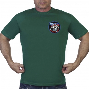Зелёная футболка с термотрансфером Zа праVду