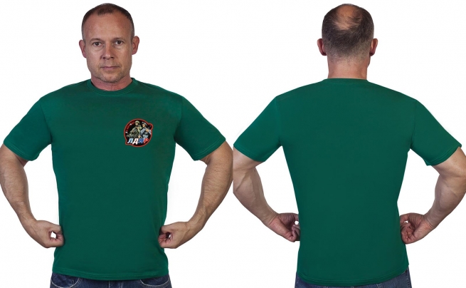 Зелёная футболка с трансфером ЛДНР Zа праVду
