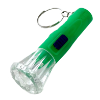 Зеленый фонарик-брелок для ключей