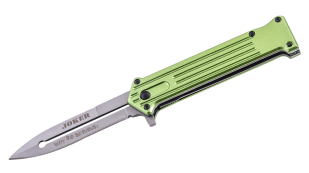 Купить зеленый складной нож Tac Force Joker Why So Serious (США)