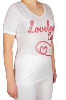 Женская футболка от Loveless Cafe (США) - КОЛЛЕКЦИЯ 2017 - вид сбоку