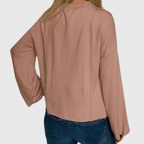 Женская пудровая кофта-блуза Z Supply