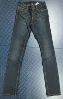 Женские джинсы темно-синий коттон