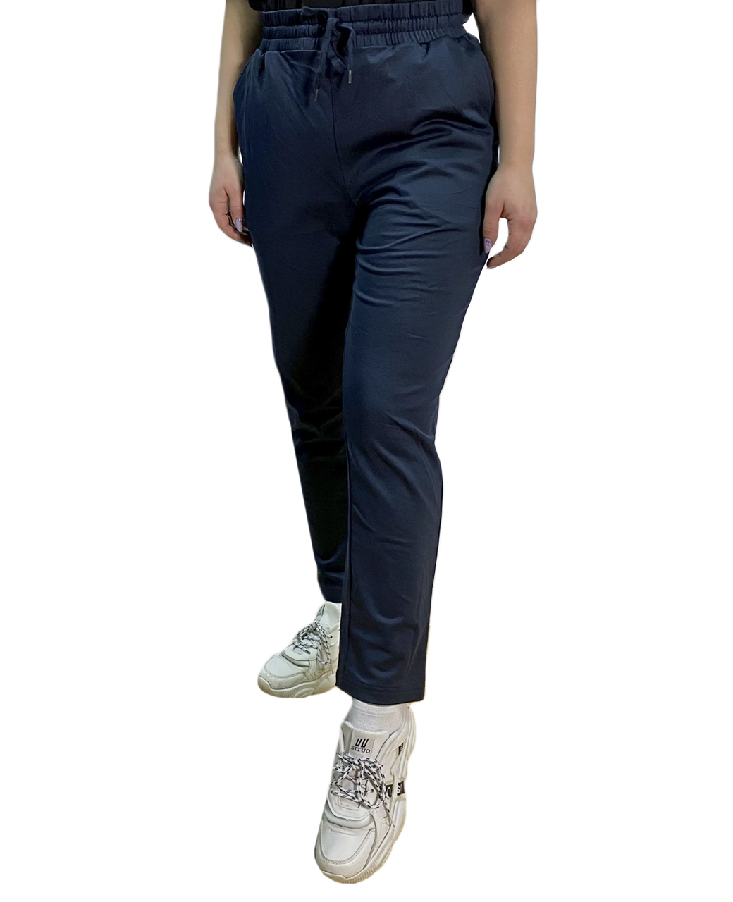 Женские спортивные штаны синего цвета №2001
