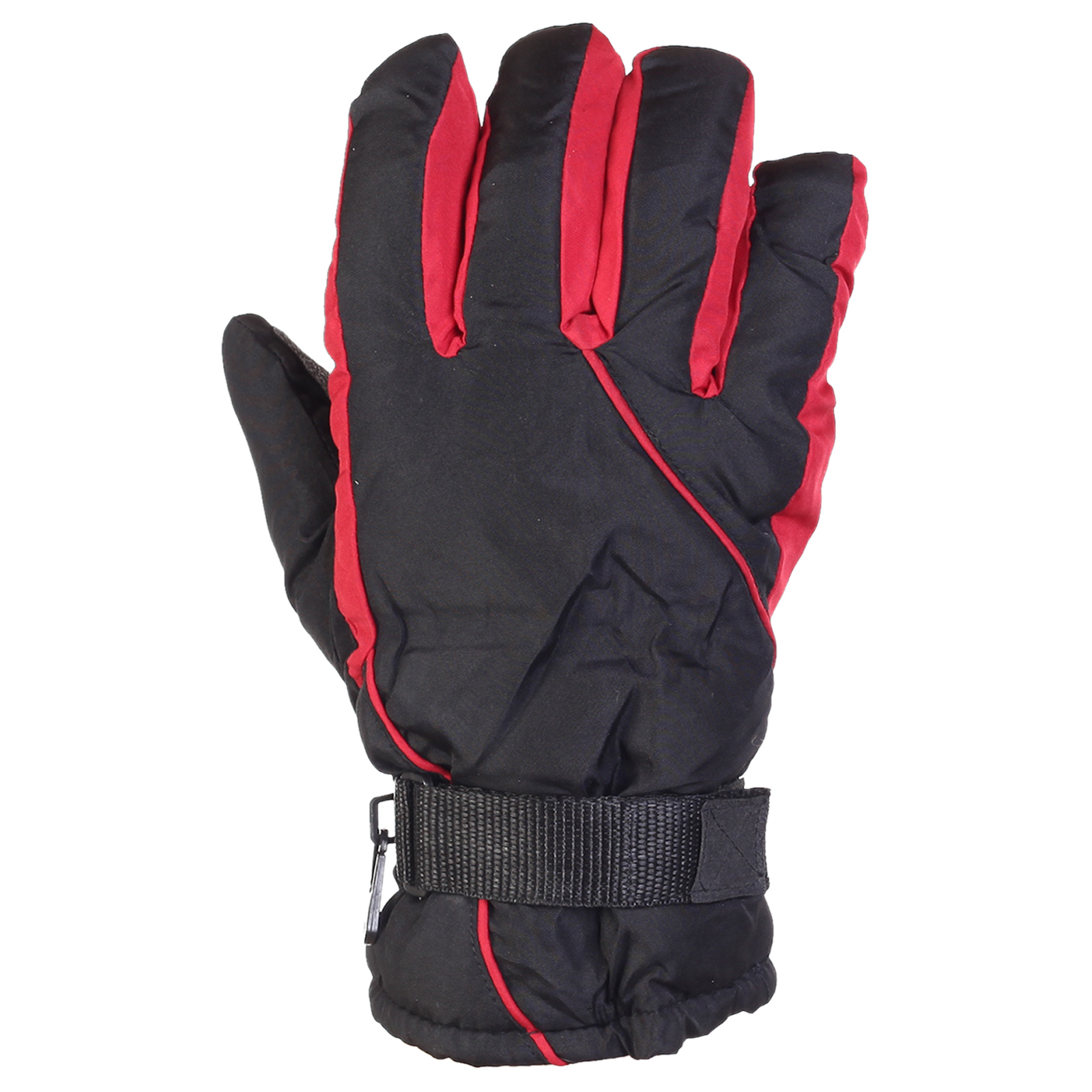 Горнолыжные красно-черные перчатки для мужчин и женщин