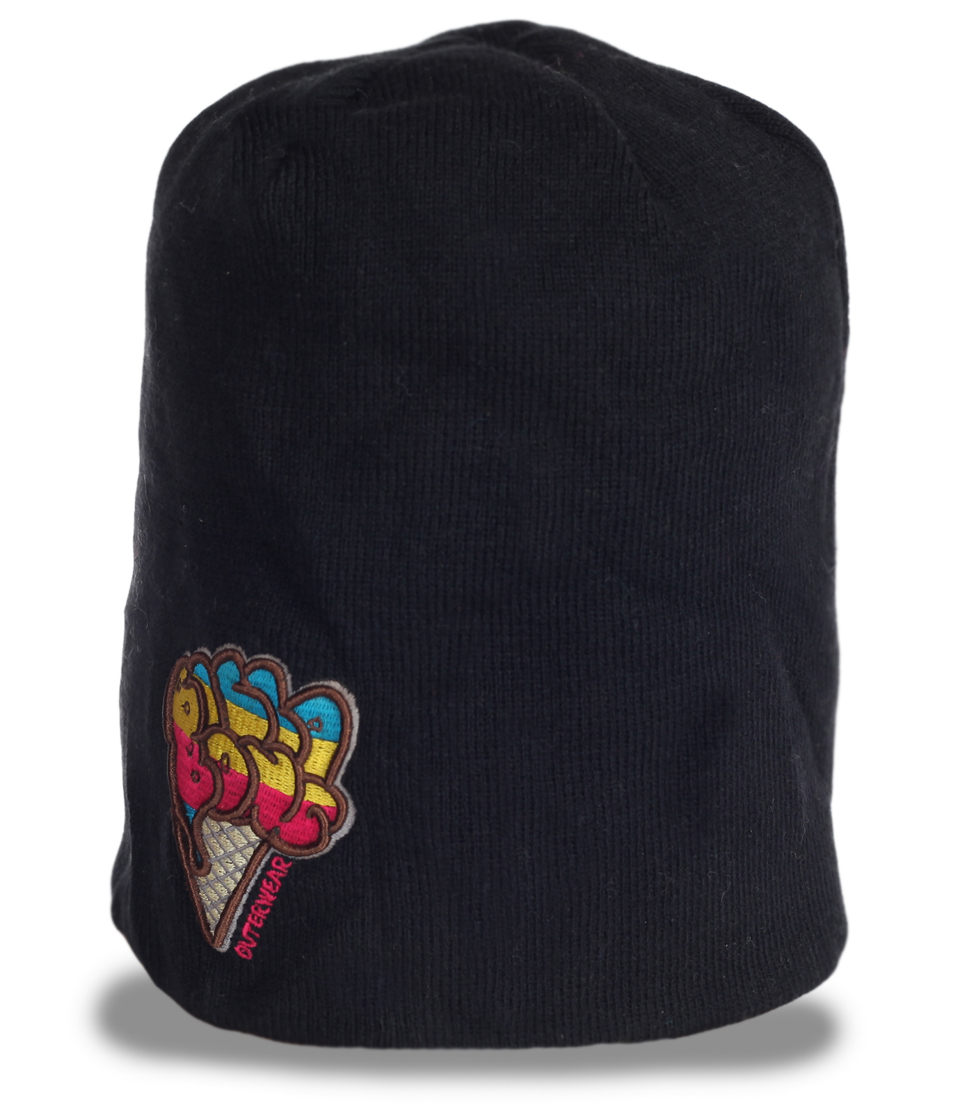 Купить зимнюю брендовую мужскую шапку бини Billabong утепленную флисом современная модель по стандартной цене