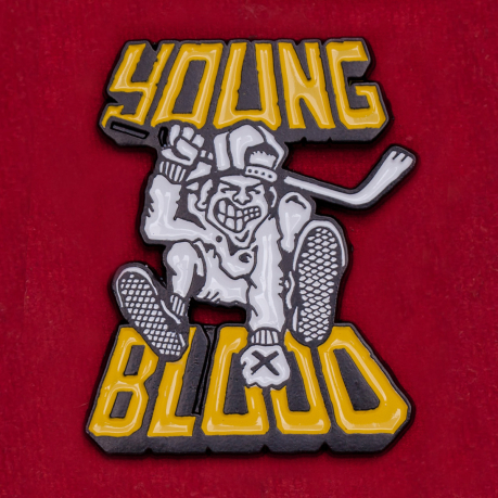 Значок альтернативного инди-лейбла Young Blood Records