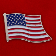 Значок "Американский флаг"