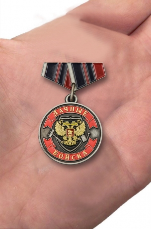 Заказать мини-копию медали дачника "Ветеран"