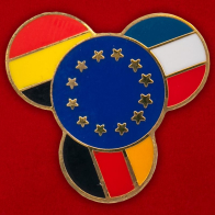 Значок ЕС "Франция-Бельгия-Германия"