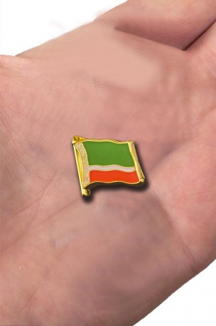 Значок "Флаг Чечни" с доставкой