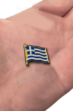 Значок "Флаг Греции" с доставкой