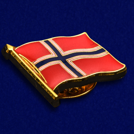 Купить значок "Флаг Норвегии"