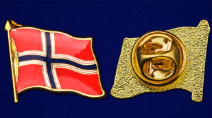 Значок "Флаг Норвегии" от Военпро
