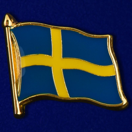 Значок "Флаг Швеции"
