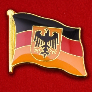 Значок Флага Германии с гербом