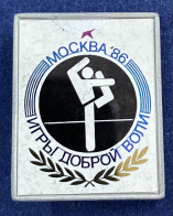 Значок Игры доброй воли Москва-86
