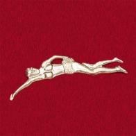 Значок из спортивной коллекции "Женское плавание"