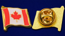 Значок "Канадский флаг" - аверс и реверс