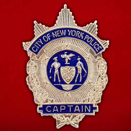 Значок капитана полиции Нью-Йорка