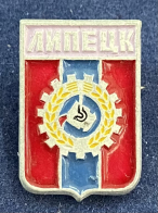 Значок Липецк советский герб