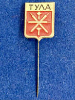 Значок на иголке Тула с гербом