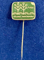 Значок на иголке TVSA Зеленая панорама