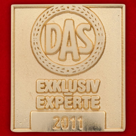 Значок немецко-австрийского АО юридического страхования DAS