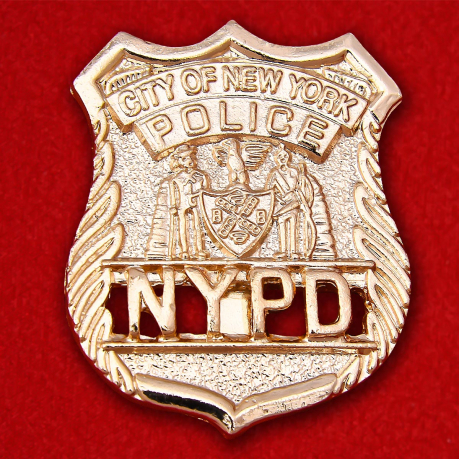 Значок "Полицейское управление Нью-Йорка"