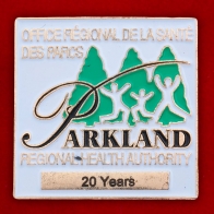 Значок региональной службы здравоохранения Паркленд, Манитоба, Канада