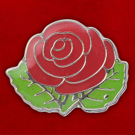 Значок "Роза красная"