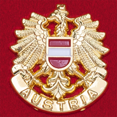 Значок с гербом Австрии (для портмоне, золото)