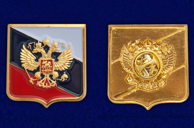 Купить значок с гербом России