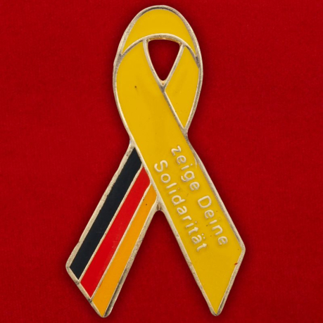 Значок солидарных с проблемой самоубийств в Германии