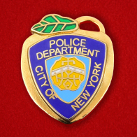 Значок США "Полицейский департамент Нью-Йорка"