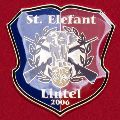 Значок стрелкового клуба "Святой слон" в муниципалитете Линтель, Германия